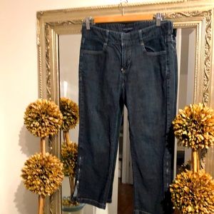 Sz6 Banana republic dark wash cropped jeans